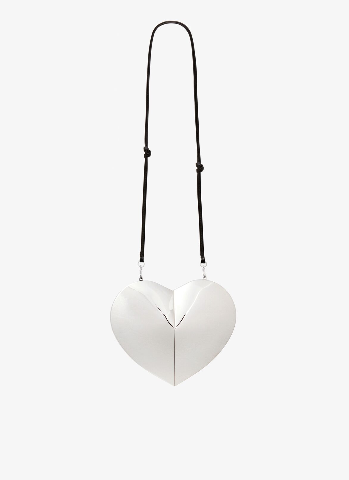 Le Cœur clutch ALAÏA SILVER LE CŒUR CLUTCH